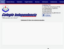 Tablet Screenshot of colindependencia.com